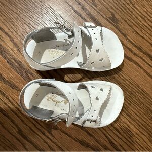 White Kids Sandals
